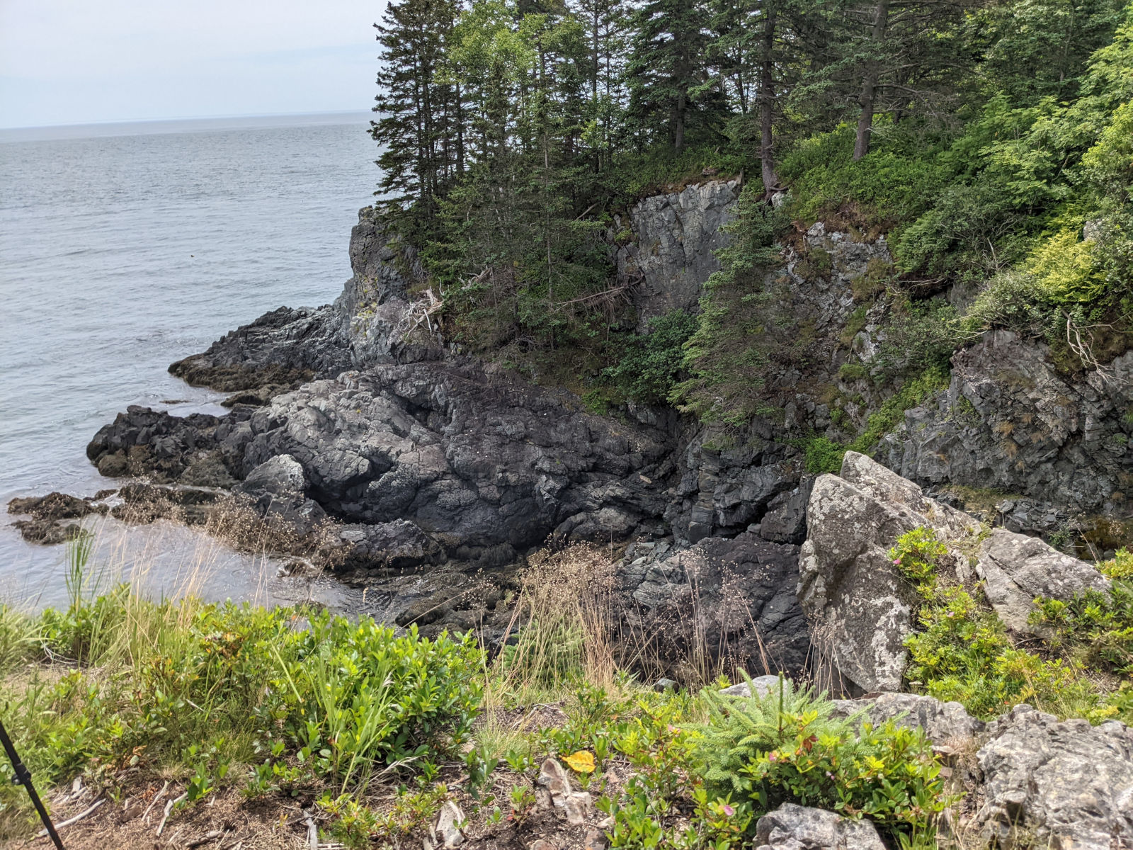 View of more cliffs