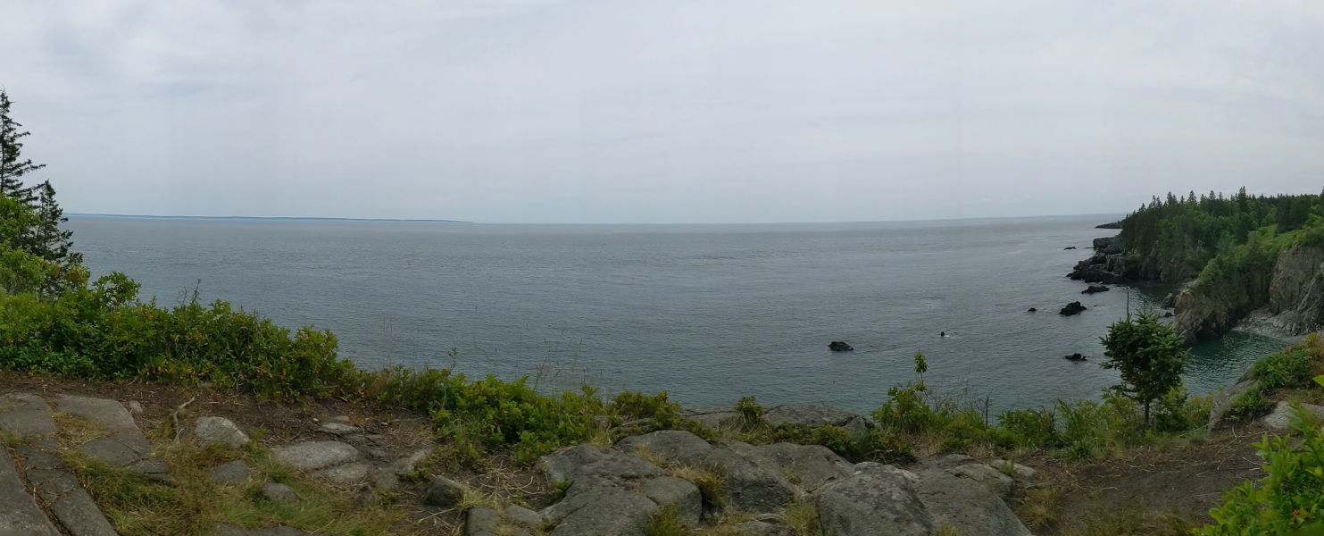 Panorama from a cliff