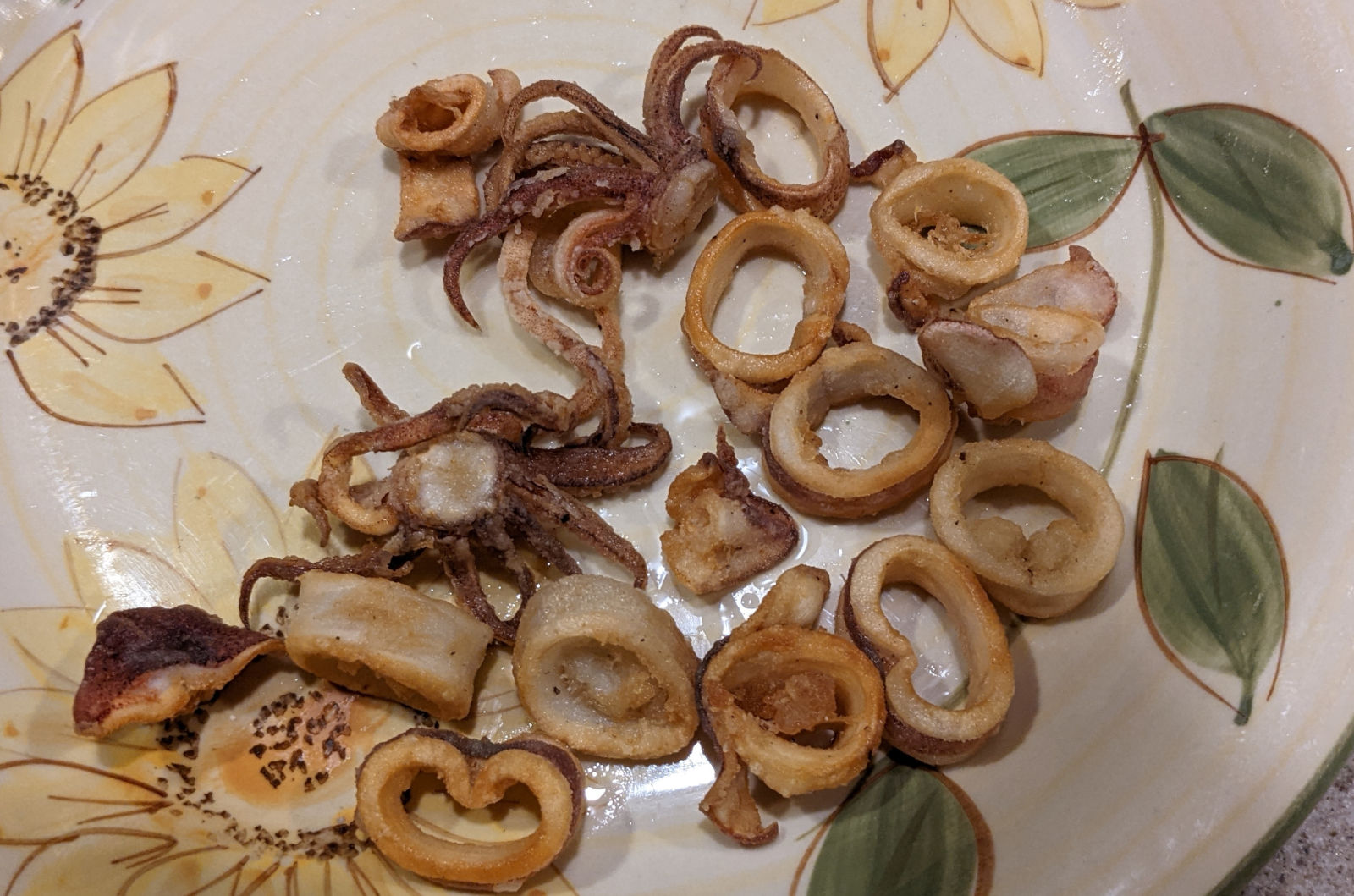 Calamari ready to eat