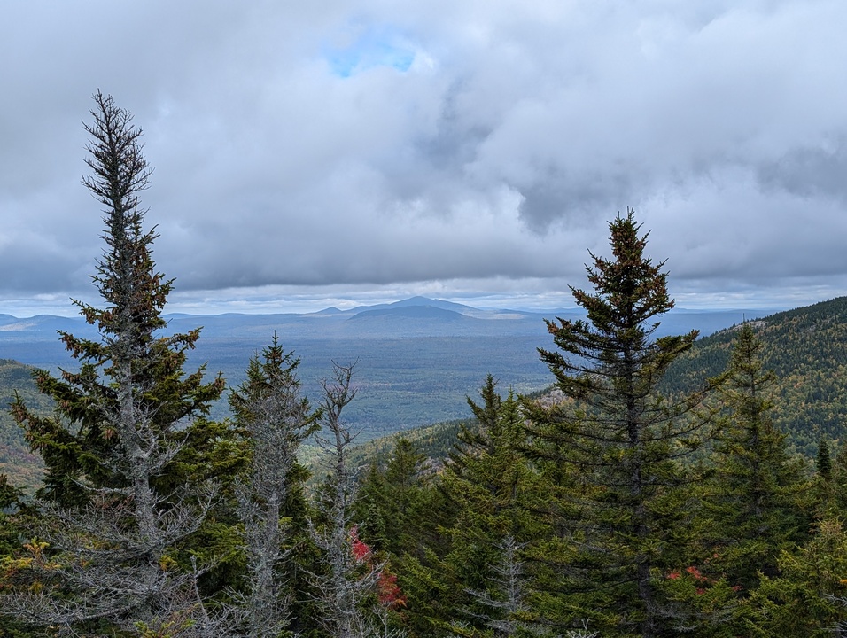 View from Barrell Ridge with mountains in foreground and background 5