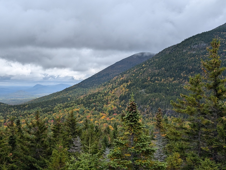 View from Barrell Ridge with mountains in foreground and background 6