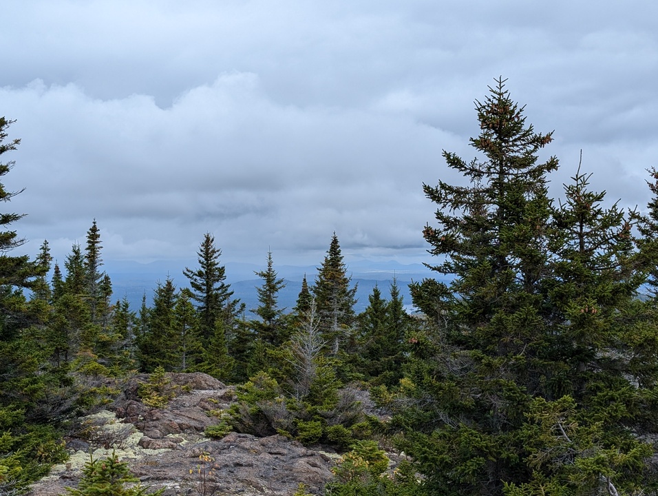 View from Barrell Ridge with mountains in foreground and background 10