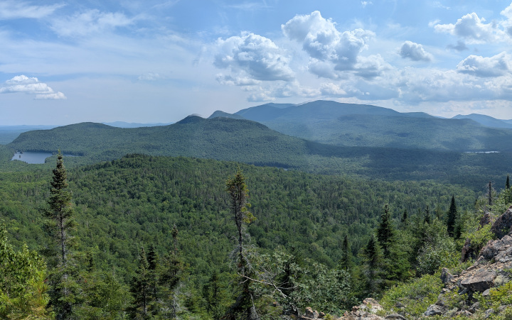 Billfish Pond, Billfish Mountain, Lower Fowler Pond, and the Traveler Mountains