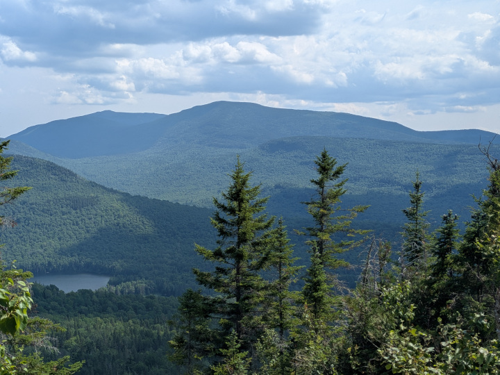 Traveler Mountains from a slightly different perspective with Long Pond partially visible