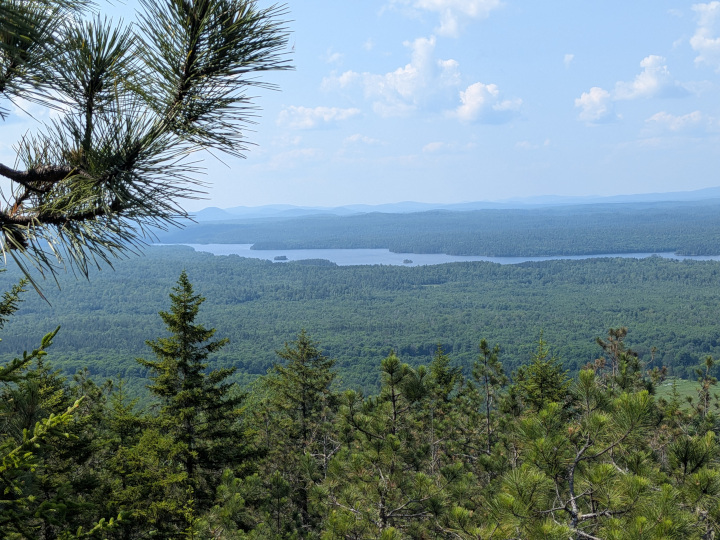 The northwest part of Grand Lake Matagamon visible in the distance