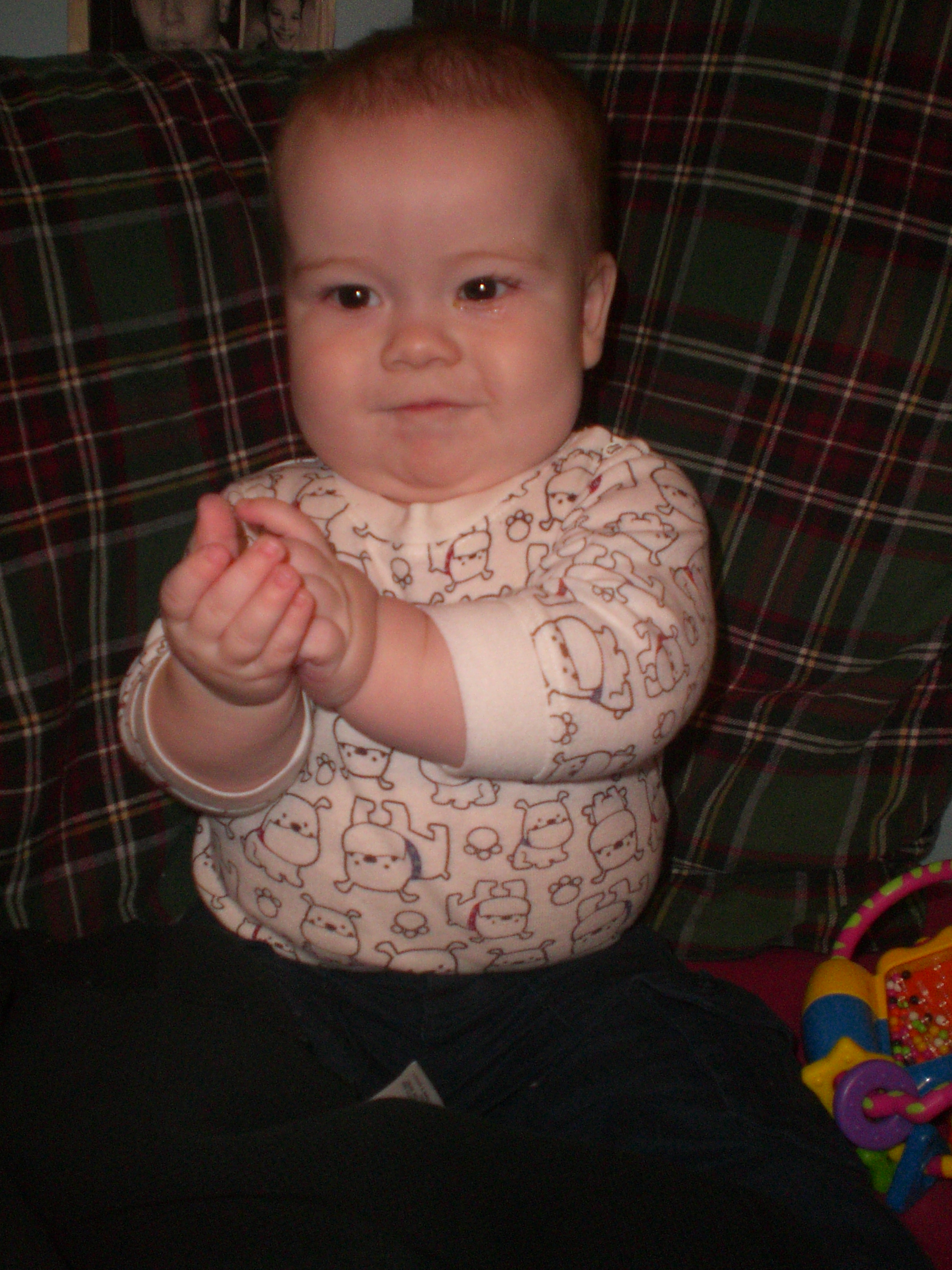 Figuring out how to clap!